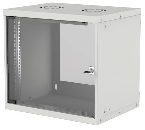 Intellinet 714815 rack 9U Da parete Grigio (Network Cabinet, Wall Mount [Basic], 9U, Usable Depth 500mm/Width 485mm, Grey, Flat