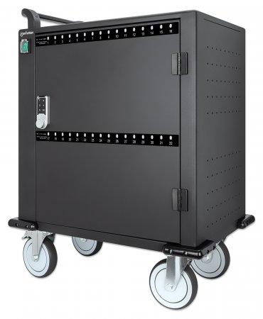 Manhattan 716000 portable device management cart& cabinet Carrello per la gestione dei dispositivi portatili Nero (CHARGING CAB
