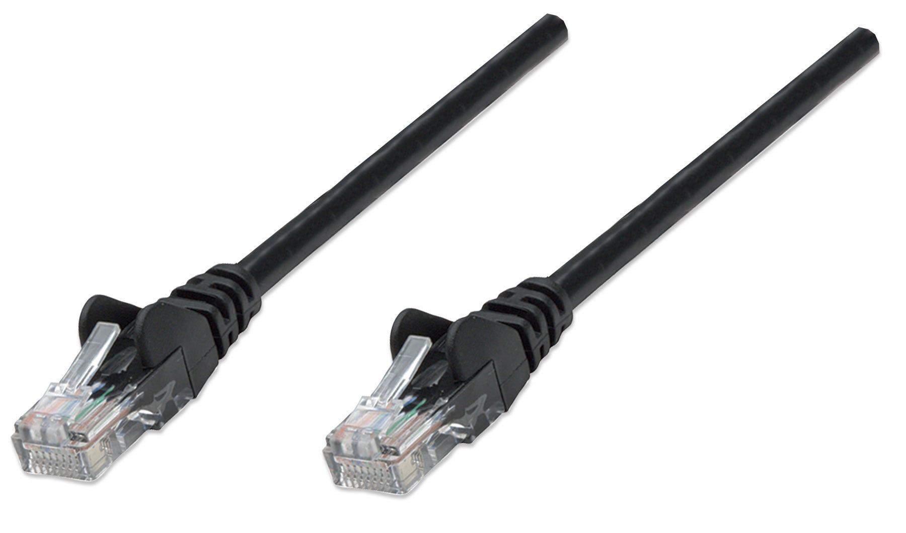 Intellinet Cat6A SFTP 0.25m cavo di rete Nero 025 m S/FTP S-STP (Network Patch Cable Cat6A 0.25m Black Copper S/FTP LSOH / LSZH