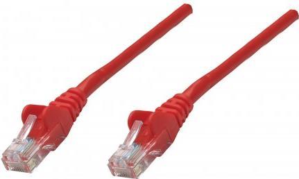 Intellinet 0.25m Cat6A SFTP cavo di rete Rosso 025 m S/FTP S-STP (NETWORK CABLE CAT6A COPP 0.25M- - RED S/FTP SNAGLESS/BOOTED)