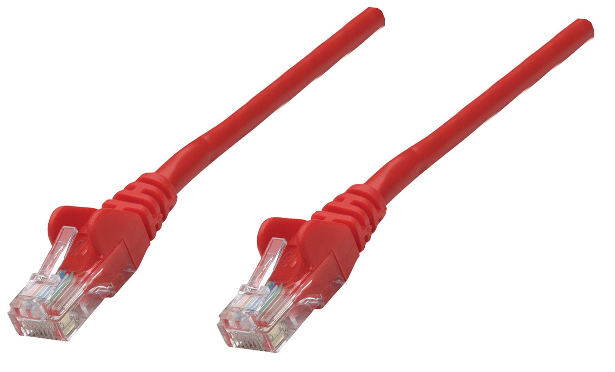 Intellinet Cat6, UTP, 10m cavo di rete Rosso U/UTP (UTP)