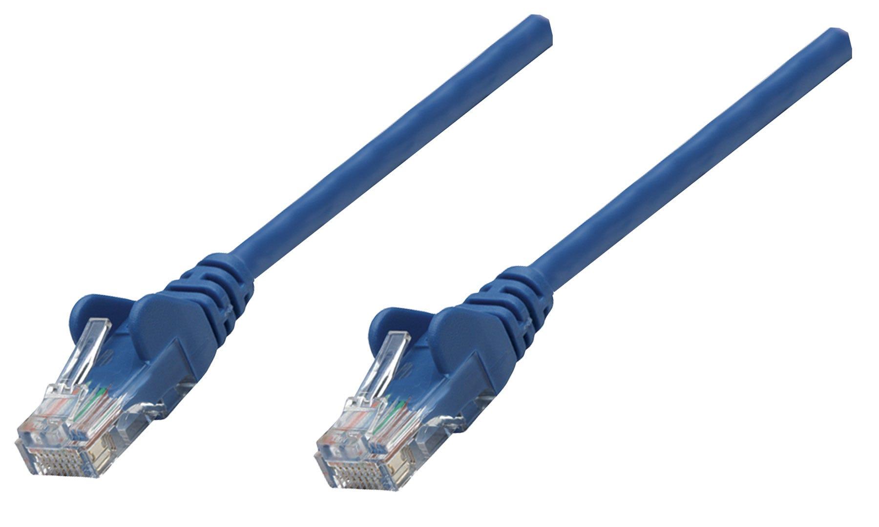 Intellinet 738767 cavo di rete Blu 3 m Cat6 U/UTP UTP (Network Patch Cable Cat6 3m Blue Copper U/UTP PVC RJ45 Gold Plated Conta
