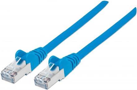 Intellinet 740722 cavo di rete Blu 1 m Cat7 S/FTP [S-STP] (NETWORK CABLE CAT7/PLUG 6A COPP - -1M BLUE S/FTP SNAGLESS/BOOTED)