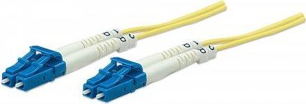 Intellinet 750004 cavo a fibre ottiche 2 m LC OS2 Giallo