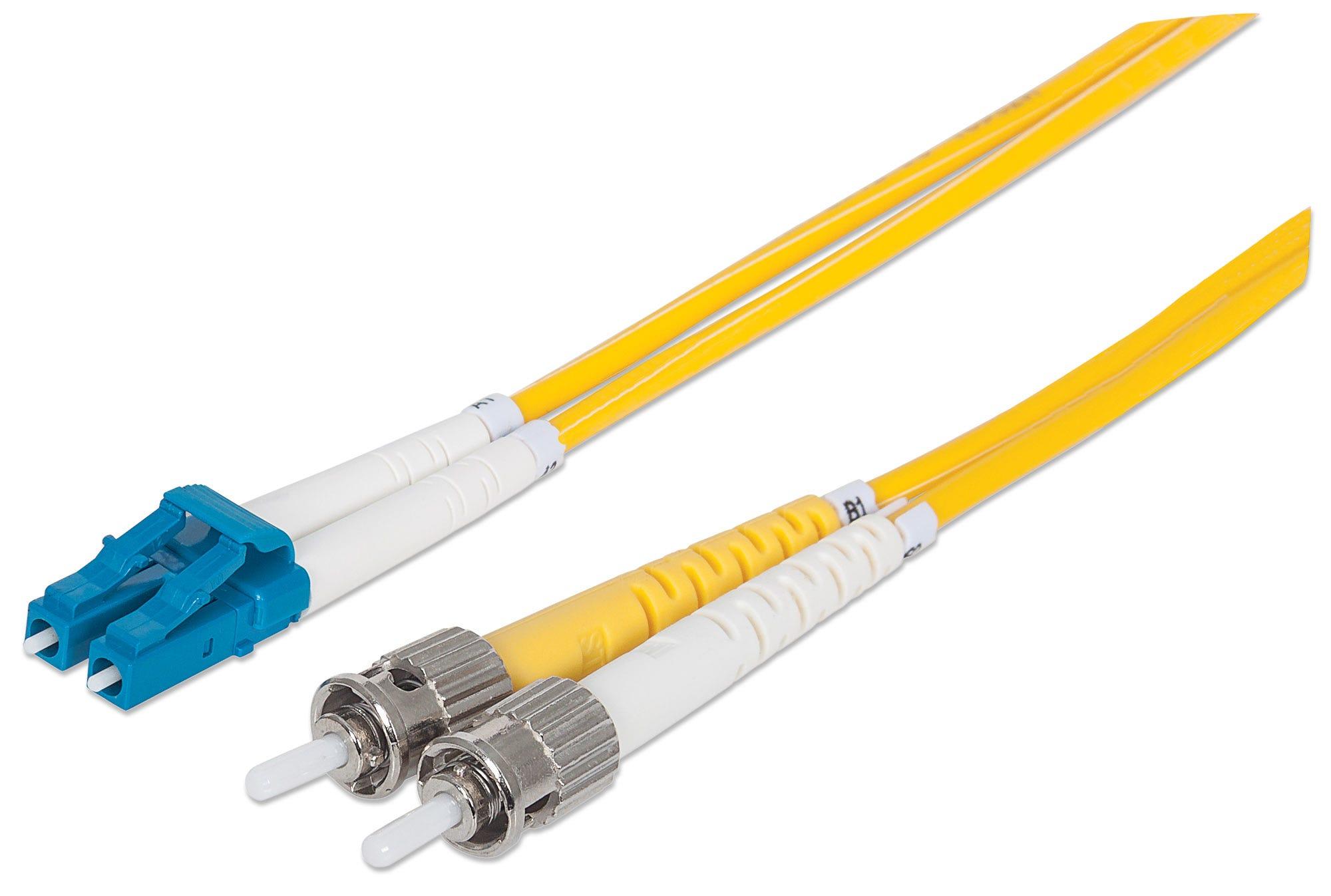Intellinet 750011 cavo InfiniBand e in fibra ottica 2 m LC ST Giallo