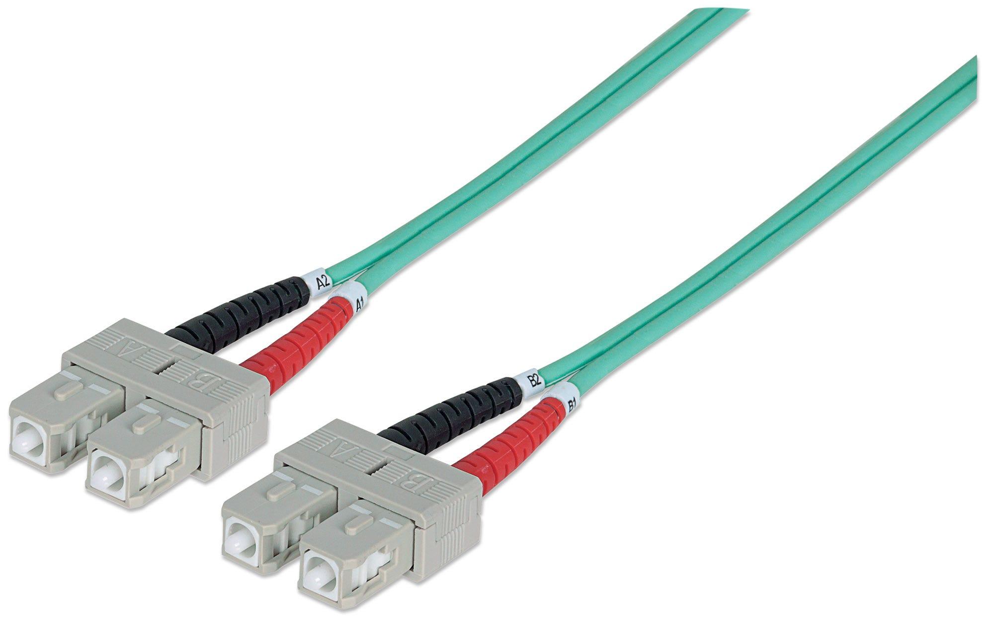 Intellinet 751025 cavo InfiniBand e in fibra ottica 1 m SC Colore acqua