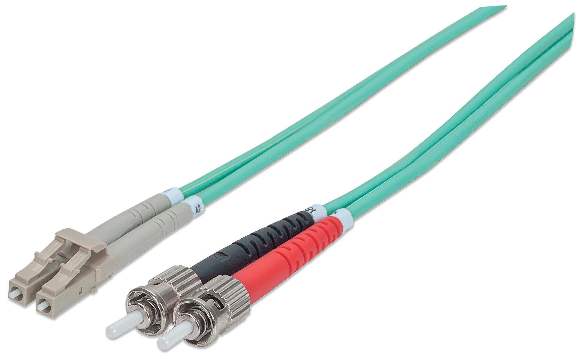Intellinet 751148 cavo InfiniBand e in fibra ottica 10 m ST LC Colore acqua