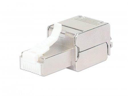 Intellinet 790796 cavo di collegamento RJ45 Acciaio inossidabile