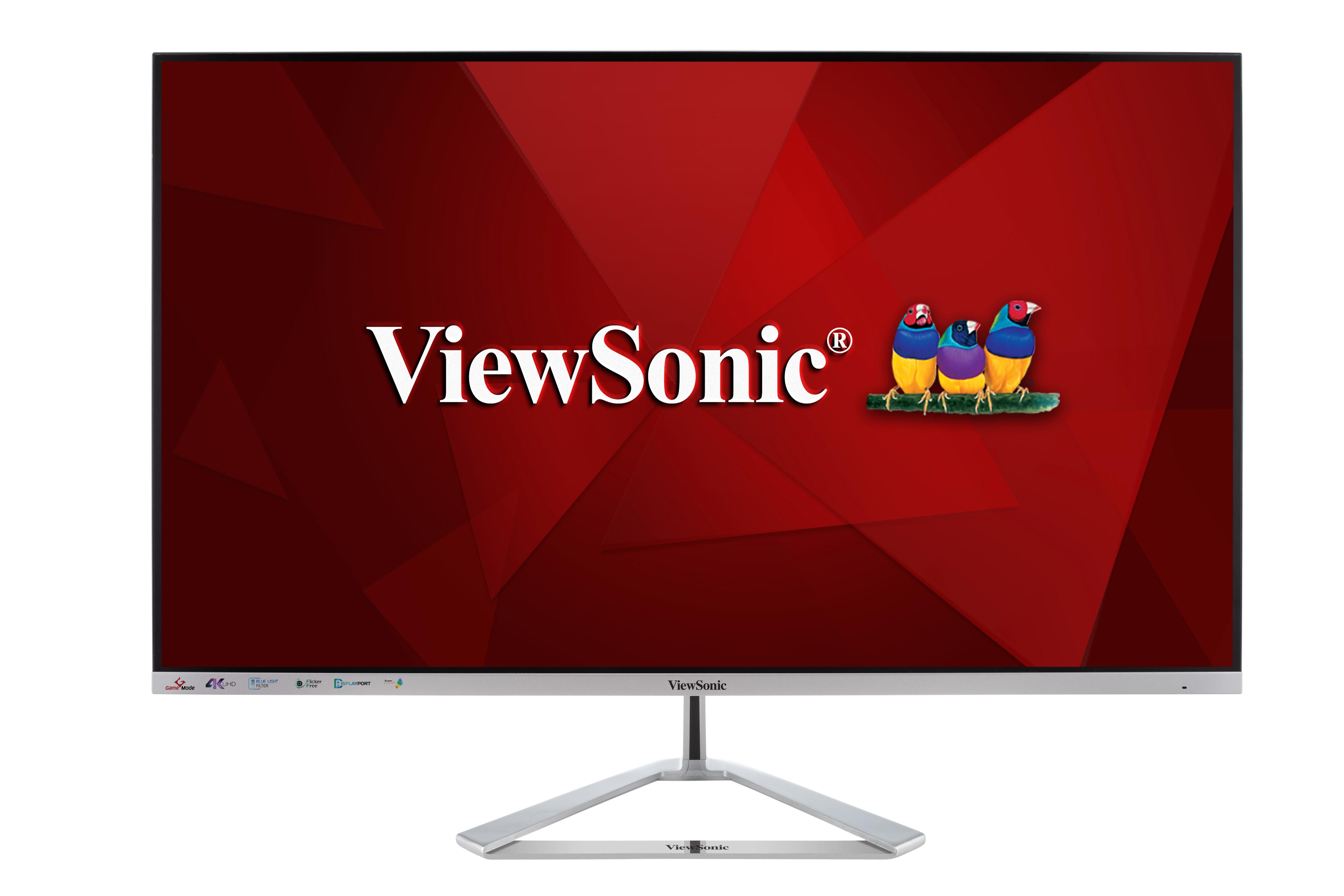 Viewsonic VX Series VX3276-4K-mhd LED display 81,3 cm [32] 3840 x 2160 Pixel 4K Ultra HD Argento (Viewsonic VX3276-4K-mhd 32 In