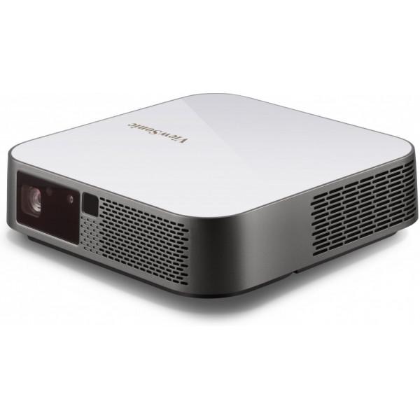 Viewsonic M2e videoproiettore Proiettore a corto raggio 1000 ANSI lumen LED 1080p (1920x1080) CompatibilitÃ  3D Grigio, Bianco