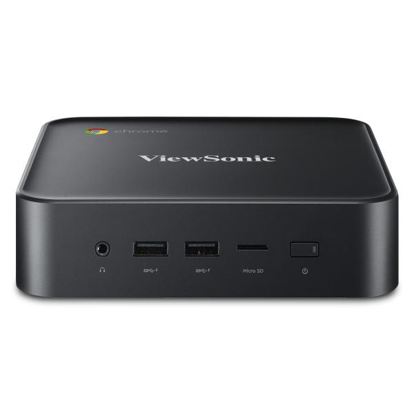 Viewsonic NMP760 PC/stazione di lavoro Intel Celeron 5205U 8 GB DDR4-SDRAM 64 GB eMMC ChromeOS Mini PC Nero (CHROMEBOX INTEL CE