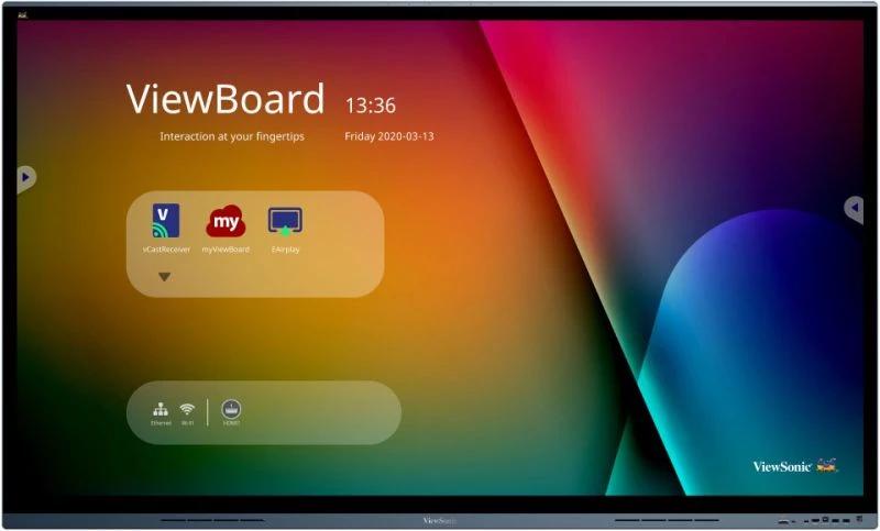 Viewsonic IFP7562 visualizzatore di messaggi Pannello piatto interattivo 189,2 cm [74.5] 4K Ultra HD Touch screen (IFP7562 View