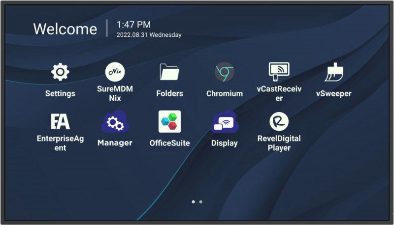 Viewsonic CDE4330 visualizzatore di messaggi 1092 cm (43") Wi-Fi 450 cd/m 4K Ultra HD Nero Touch screen Processore integrato An