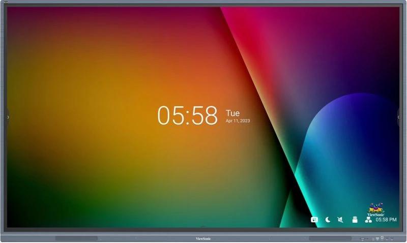 Viewsonic IFP7533-G visualizzatore di messaggi Pannello piatto interattivo 1905 cm 75 LCD 350 cd/m 4K Ultra HD Nero Touch scree