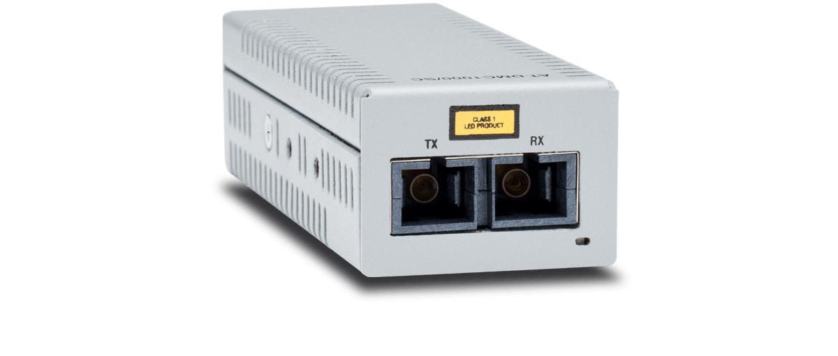 Allied Telesis DMC1000/SC convertitore multimediale di rete 1000 Mbit/s 850 nm ModalitÃƒÂ  multipla Grigio