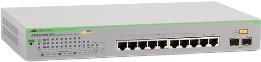Allied Telesis GS950/10PS Gestito Gigabit Ethernet (10/100/1000) Supporto Power over Ethernet (PoE) Verde Grigio