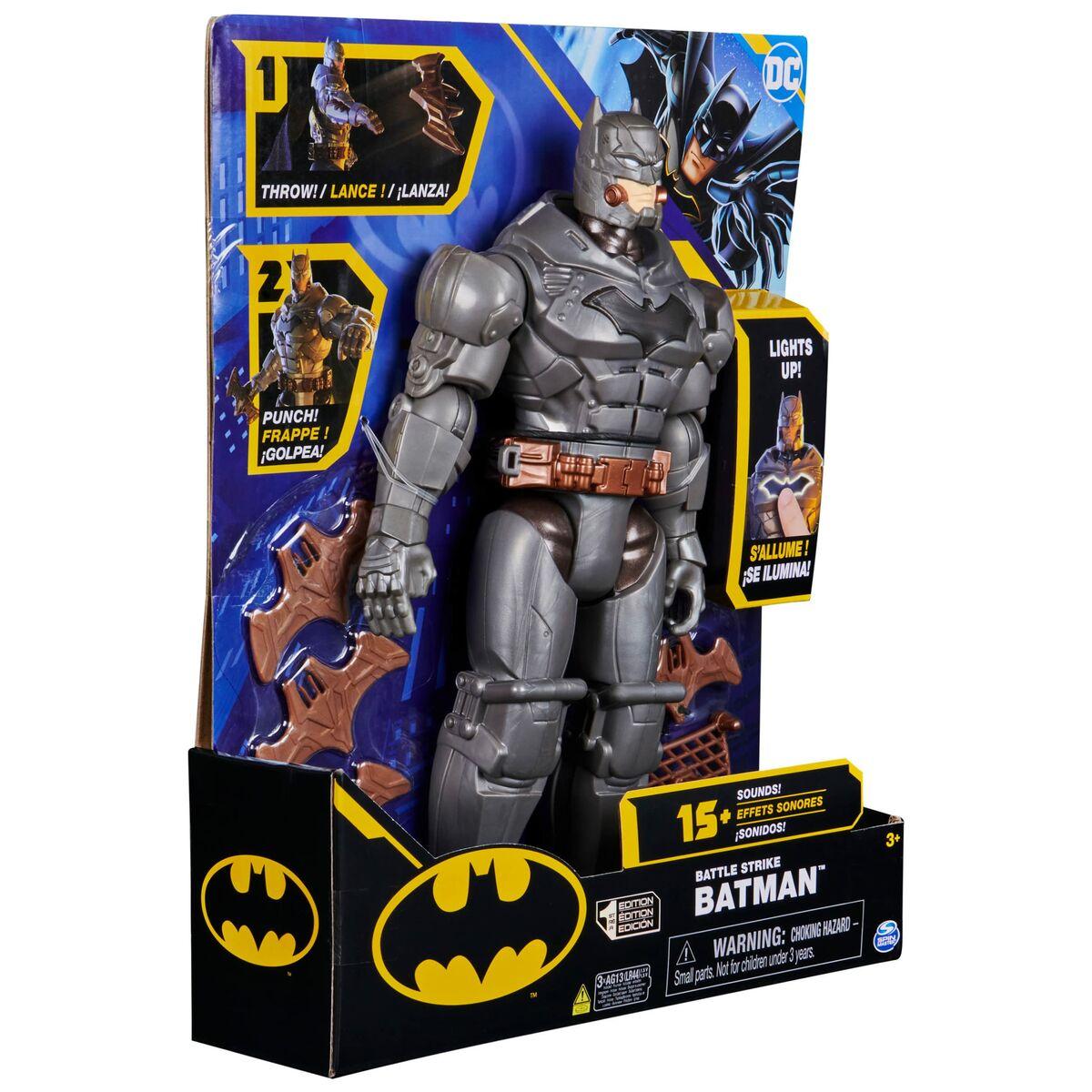 Statuetta Articolata Batman Battle Strike 30 cm Luce Suono