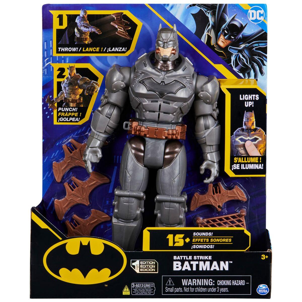 Statuetta Articolata Batman Battle Strike 30 cm Luce Suono