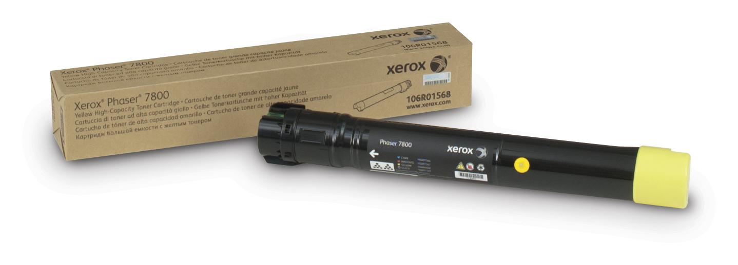 Xerox Cartuccia toner Giallo a High capacity da 17200 Pagine per Phaser 7800 (106R01568)
