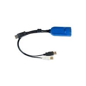 Raritan D2CIM-DVUSB-DP cavo per tastiera, video e mouse Nero, Blu (Digital DisplayPort, USB CIM - required for virtual media -