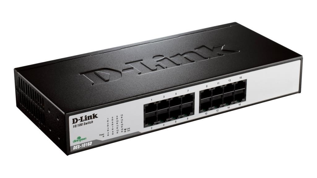 D-LINK SWITCH 16 PORTE 10/100 SOHO