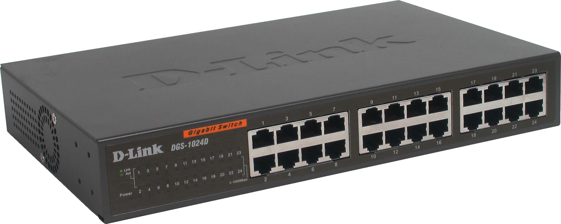 D-LINK SWITCH 24 PORTE GIGABIT SOHO