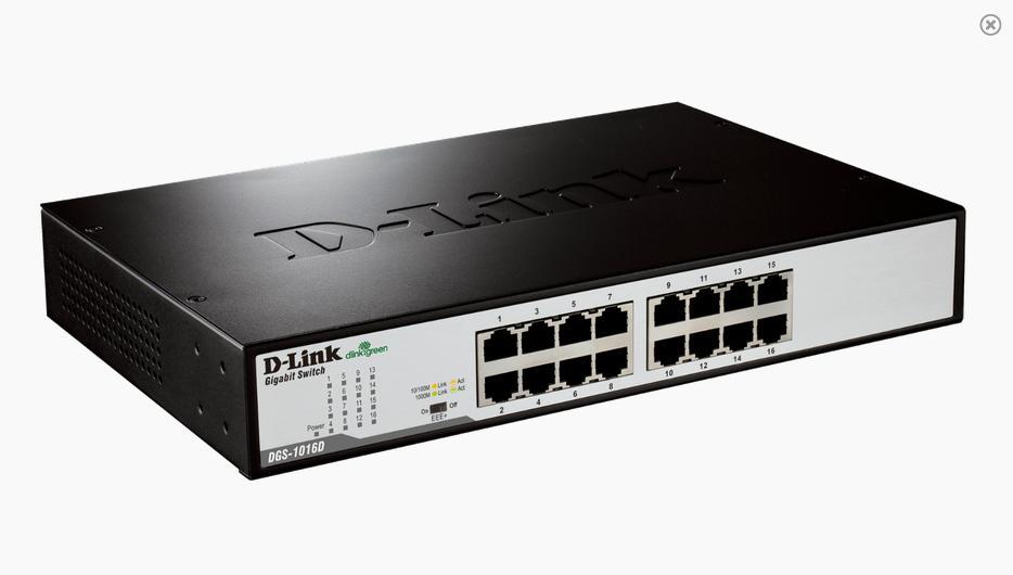 D-LINK SWITCH 16 PORTE GIGABIT SOHO