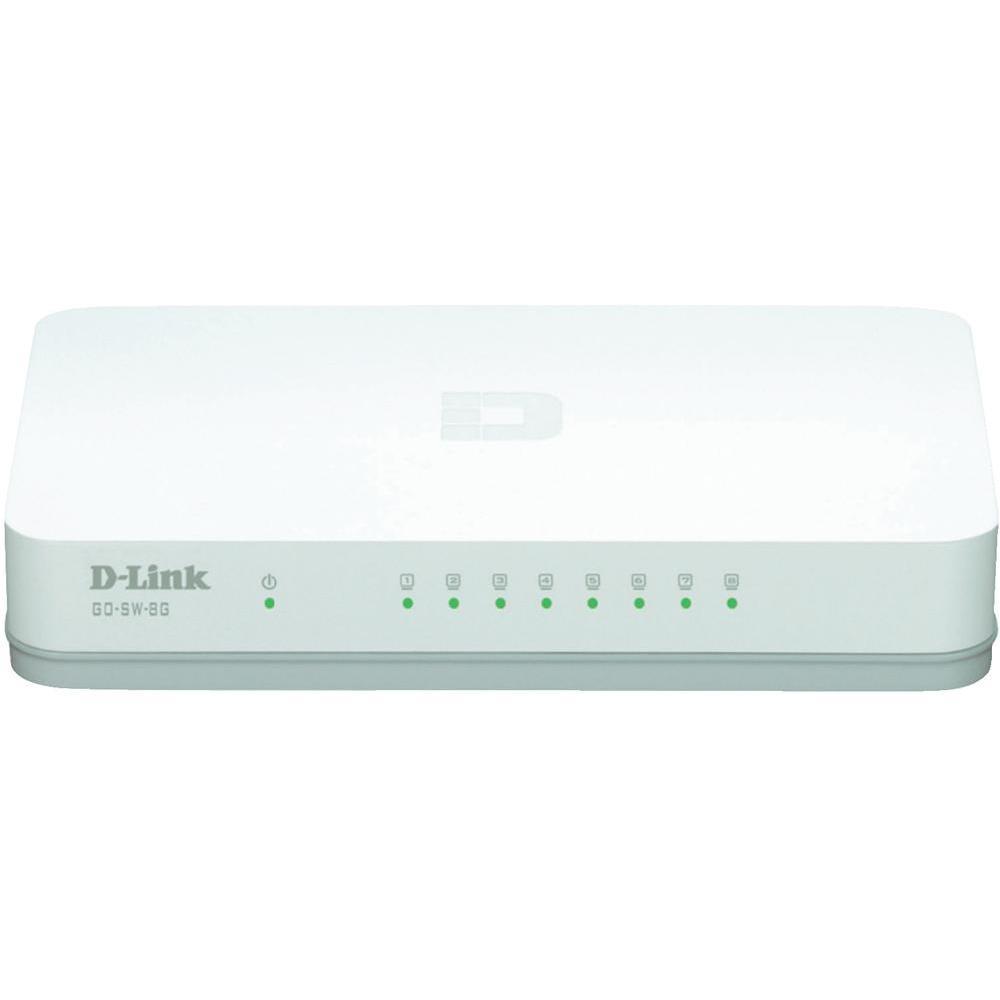 D-LINK SWITCH 8 PORTE ETHERNET GIGABIT 10/100/1000 GO-SW-8G