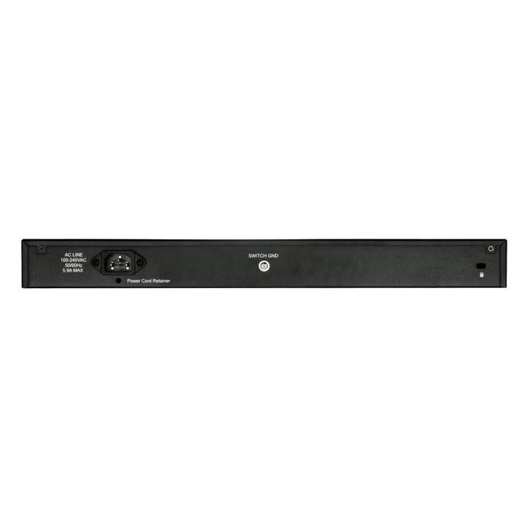 D-LINK SWITCH EASYSMART 52 PORTE GIGABIT POE 370W 4 SLOT SFP/COMBO 19 RACKMOUNT