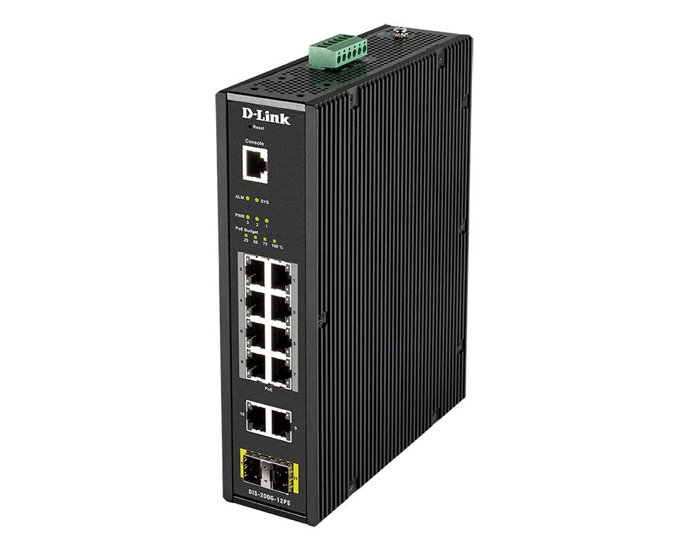 12-PORT L2 INDUSTRIAL SWITCH