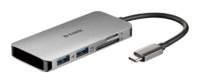 D-Link DUB-M610 replicatore di porte e docking station per laptop Cablato USB 3.2 Gen 1 (3.1 Gen 1) Type-C Alluminio, Nero