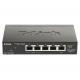 D-Link DGS-1100-05PDV2 switch di rete Gestito Gigabit Ethernet [10/100/1000] Supporto Power over Ethernet [PoE] Nero (D-Link DG