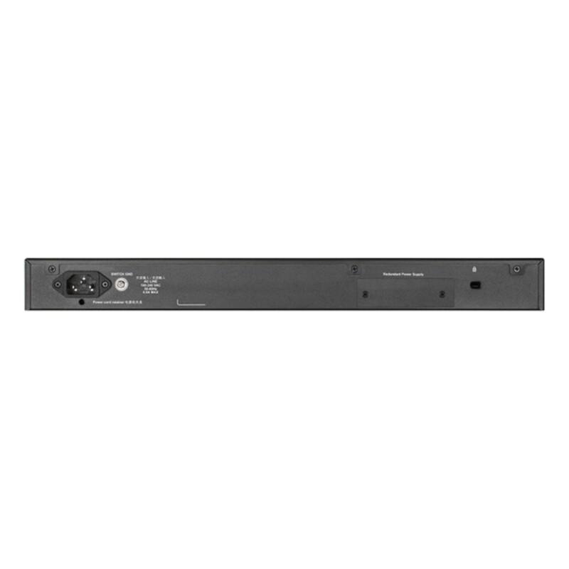 D-Link DGS-1520-52MP switch di rete Gestito L3 10G Ethernet (100/1000/10000) Supporto Power over Ethernet (PoE) 1U Nero