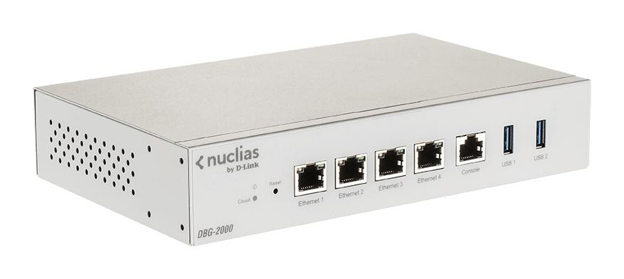 Gateway di sicurezza D-LINK Nuclias 4xLAN/USB3.0/USB2.0/200 Tunnel VPN