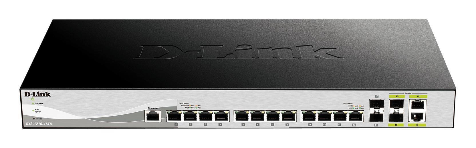 Switch D-Link 12XG 4SFP 8x10G 4xSFP gestito