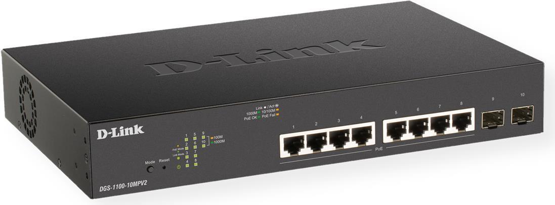 10-P POE+ GIGABIT SMART SWITCH