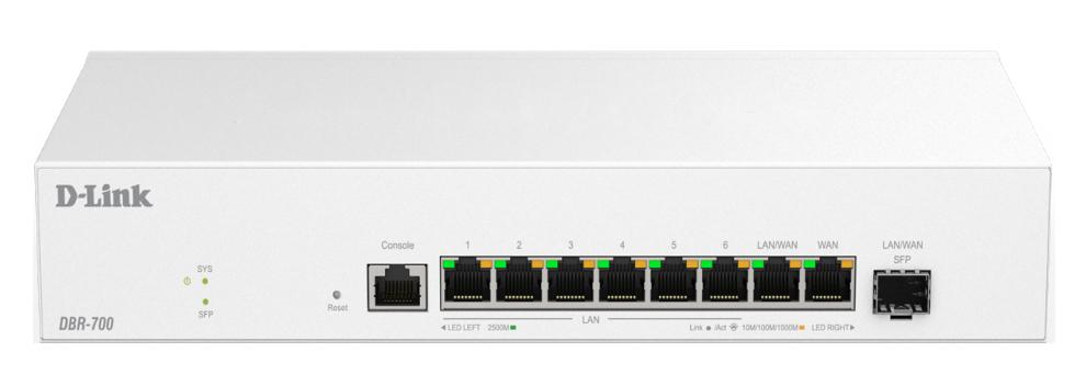 D-Link DBR-700 router cablato 2.5 Gigabit Ethernet Bianco