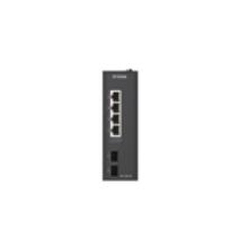 D-Link DIS-100G-06 switch di rete Non gestito L2 Gigabit Ethernet (10/100/1000) DIN rail Nero