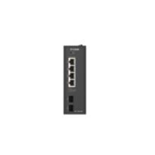 D-Link DIS-100G-06P switch di rete Non gestito L2 Gigabit Ethernet (10/100/1000) Supporto Power over Ethernet (PoE) DIN rail Ne
