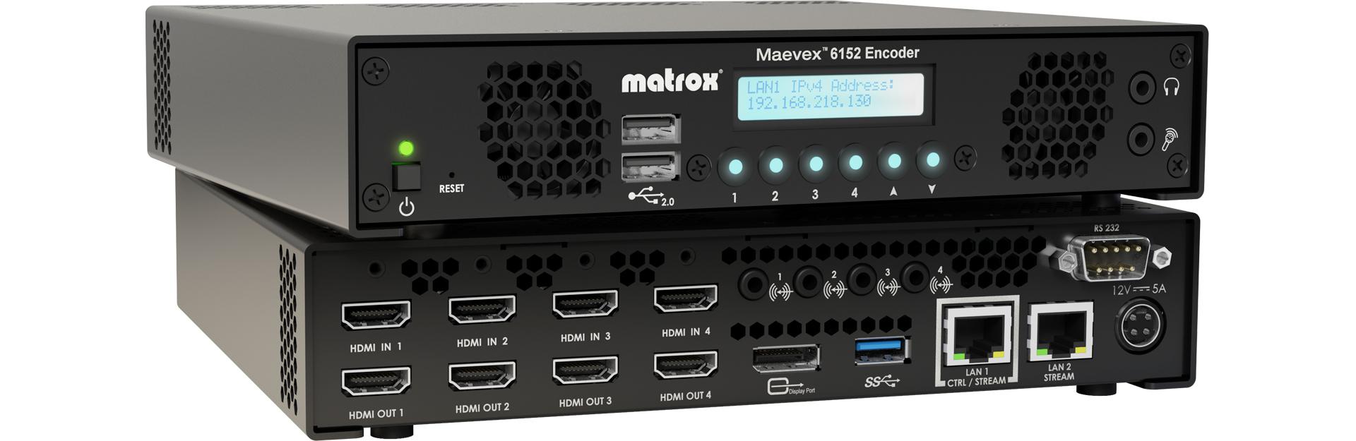 Matrox Maevex 6152 Quad 4K...