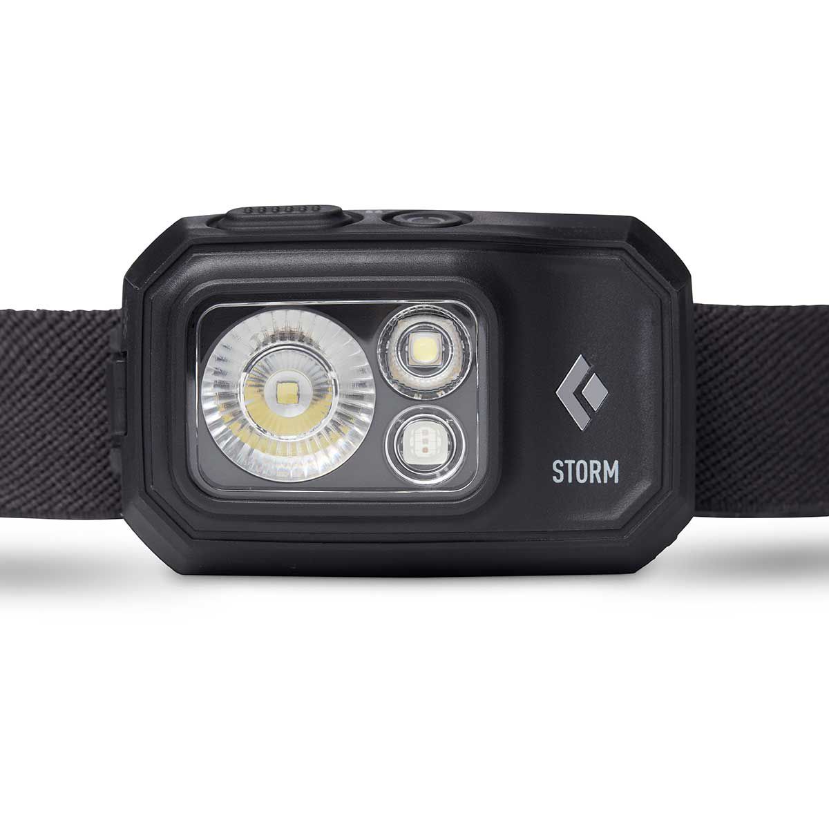 Lampada frontale Storm 450 nera
