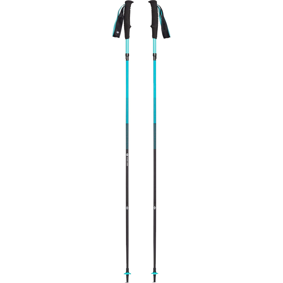Bastoncini trekking Distance Carbon Z turchese 1 paio 100 cm
