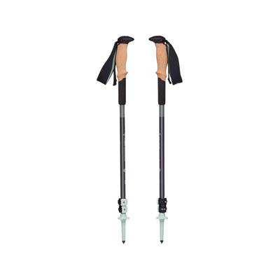 Bastoncini trekking Pursuit Shock M L grigio verde 1 paio 125-140 cm