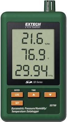 Extech SD700 Temperatura, umidità dell'aria relativa, logger dati di pressione dell'aria, logger di dati meteorologici climati