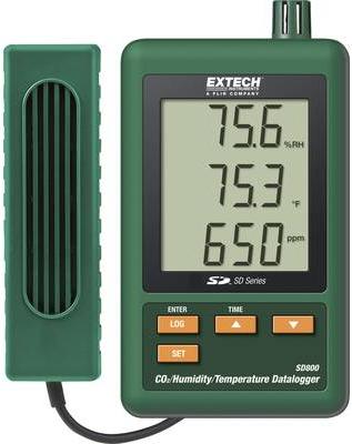 EXTECH SD800 Registratore dati CO2/umidità/temperatura registratore misuratore da 00 a 500 C (SD800)