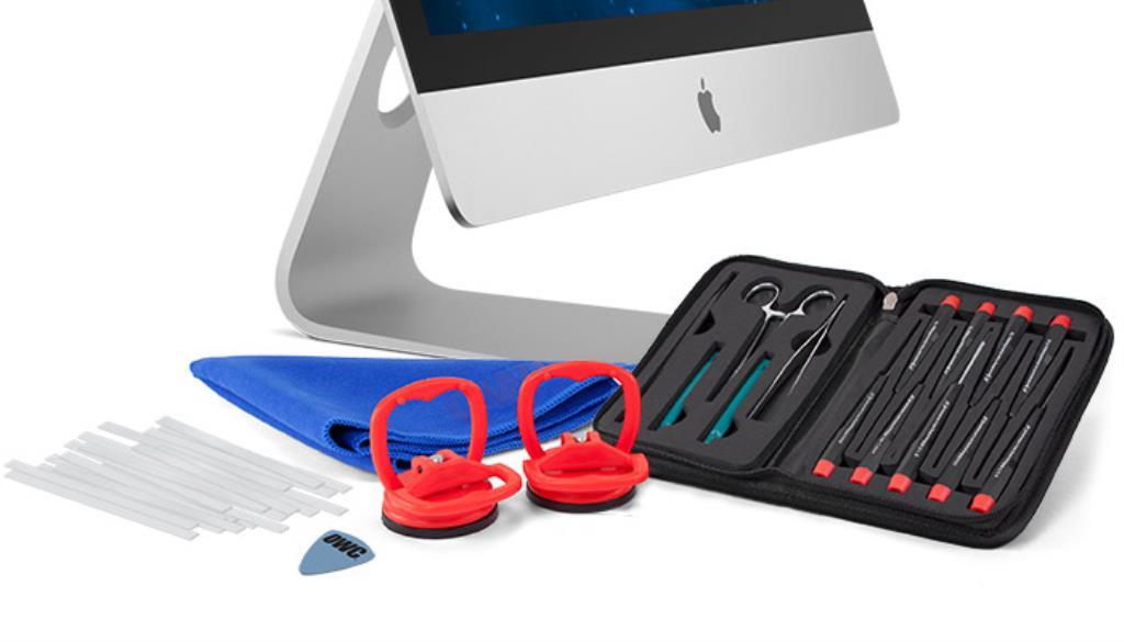 OWC Kit composto da 14 attrezzi + strips adesive display iMac 21,5" e 27" - per upgrade Apple iMac 2007 & Later