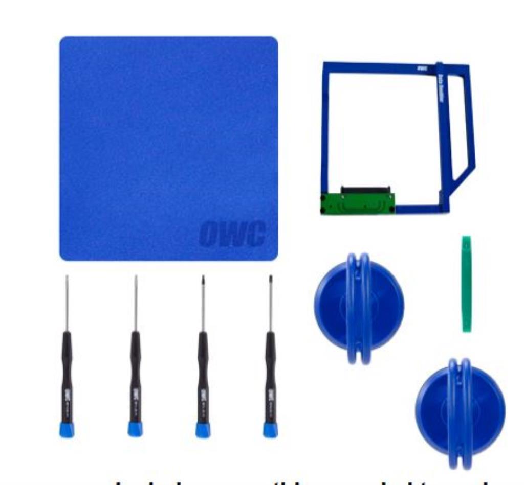 OWC Data Doubler: supporto per aggiunta HDD/SSD 2,5" al posto del masterizzatore - Compatibile iMac 2009-2011 - Kit con attrezzi