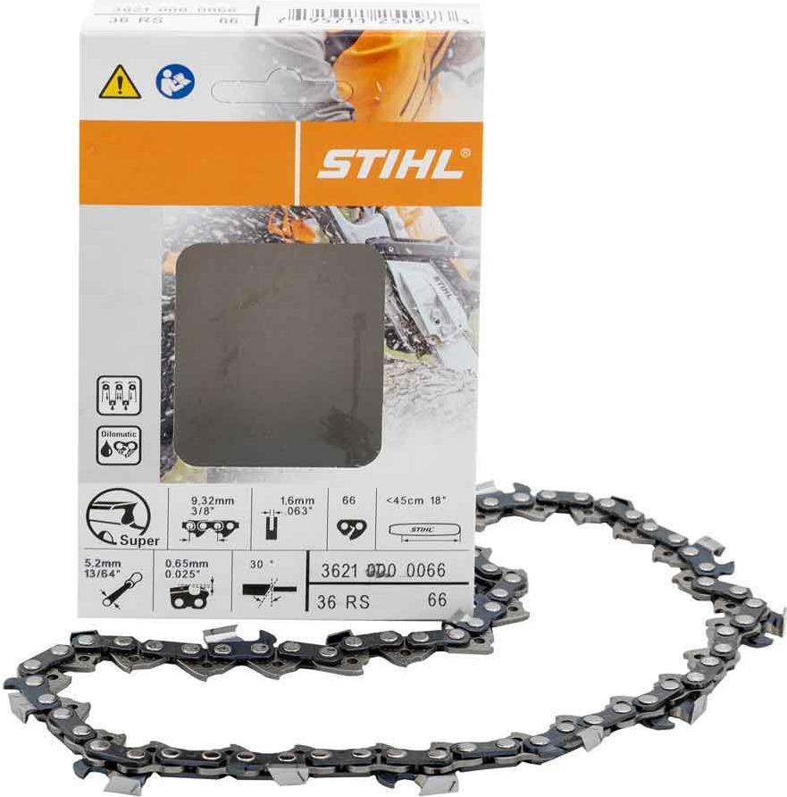 Stihl 36210000066 catena per sega 3/8" 16 mm Gl 66-45 sgorbia completa 0066 Rsc 1 pezzo (3621 000 0066)