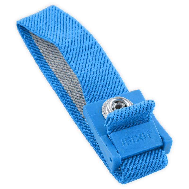 iFixit EU145071-1 cinghia da polso antistatica Blu (Anti-Static Wrist Strap - Blue - Warranty 12M)