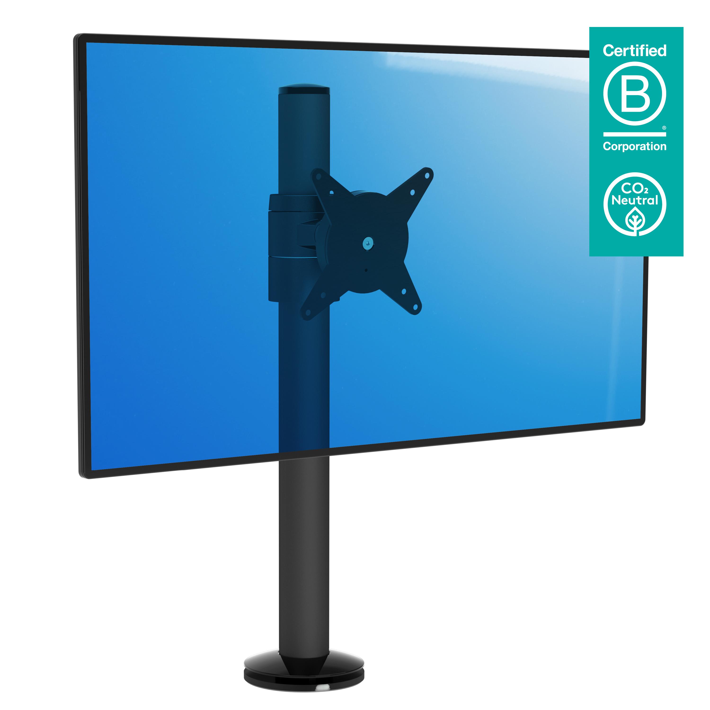 Dataflex Viewlite braccio porta monitor - scrivania 103 (Dataflex Viewlite single monitor arm - black - desk clamp and bolt thr
